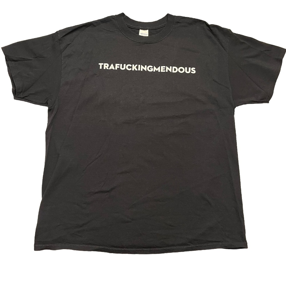 Patriotic Air Force Trafuckingmendous Graphic Shirt by Gildan Size XL